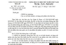 Công văn số : 5005/SYT-NVD Sở Y tế Hà Nội ngày 23 tháng 9 năm 2025 Về việc đình chỉ lưu hành, thu hồi mỹ phẩm vi phạm