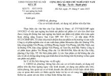 Công văn số : 5175/SYT-NVD Sở Y tế Hà Nội ngày 29 tháng 9 năm 2025 Về việc tạm ngừng lưu hành sản phẩm mỹ phẩm