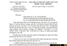 Công văn số : 5244/SYT-NVD Sở Y tế Hà Nội ngày 01 tháng 10 năm 2025 Về việc Thông báo thu hồi thuốc vi phạm mức độ 2 của thuốc Pyfaclor Kid (Cefaclor 125mg)