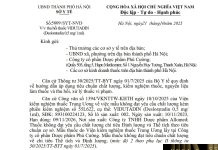 Công văn số : 5809/SYT-NVD Sở Y tế Hà Nội ngày 21 tháng 10 năm 2025 Về việc thu hồi thuốc VIDUTADIN (Desloratadin 0,5mg/1ml)