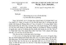 Công văn số : 5957/SYT-NVD Sở Y tế Hà Nội ngày 26 tháng 10 năm 2025 Về việc thu hồi dược liệu Ý dĩ không đạt tiêu chuẩn chất lượng Công văn số : 5957/SYT-NVD Sở Y tế Hà Nội ngày 26 tháng 10 năm 2025 Về việc thu hồi dược liệu Ý dĩ không đạt tiêu chuẩn chất lượng