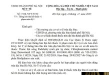 Công văn số : 7338/SYT-NVD Sở Y tế Hà Nội ngày 16 tháng 12 năm 2025 Về việc thông báo thu hồi thuốc vi phạm mức độ 3