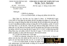 Công văn số : 682/SYT-NVD Sở Y tế Hà Nội ngày 21 tháng 01 năm 2026 Về việc đình chỉ lưu hành, thu hồi mỹ phẩm vi phạm