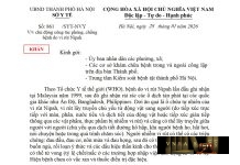 Công văn số : 861/SYT-NVY Sở Y tế Hà Nội ngày 28 tháng 01 năm 2026 Về việc chủ động công tác phòng, chống bệnh do vi rút Nipah Công văn số : 861/SYT-NVY Sở Y tế Hà Nội ngày 28 tháng 01 năm 2026 Về việc chủ động công tác phòng, chống bệnh do vi rút Nipah