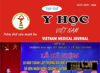 TẠP CHÍ Y HỌC VIỆT NAM TẬP 459 – THÁNG 10 – SỐ 1 – 2017