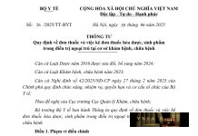 Thông tư số : 26/2025/TT-BYT ngày 30 tháng 06 năm 2025 Quy định về đơn thuốc và việc kê đơn thuốc hóa dược, sinh phẩm trong điều trị ngoại trú tại cơ sở khám bệnh, chữa bệnh